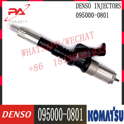 095000-0801 6156-11-3100 Common Rail Diesel Injector Voor Komatsu Graafmachine PC450LC-7 WA470-5
