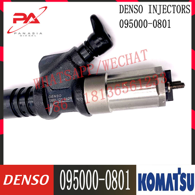 095000-0801 6156-11-3100 Common Rail Diesel Injector Voor Komatsu Graafmachine PC450LC-7 WA470-5