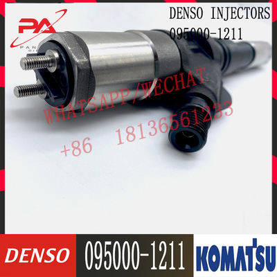 Deeltjes graafmachine Motor SA6D125E Komatsu brandstofinjectoren mondstuk Assy 6156-11-3300 095000-1211 Voor PC400
