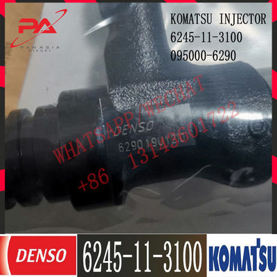 6245-11-3100 Dieselmotor saa6d170e-5 pc1250-8 Brandstofinjector 6245-11-3100 095000-6290 van KOMATSU