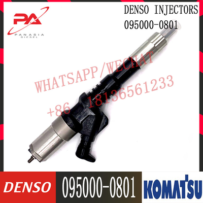 SA6D125E motor Diesel Brandstofinjectieassemblage 095000-0801 6156-11-3100 voor KOMATSU