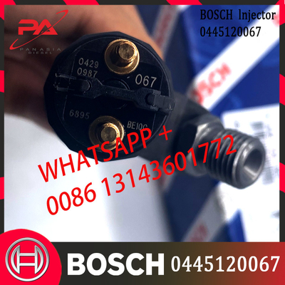 Diesel 0445120067 0986435549 gemeenschappelijke spoorinjecteur voor Bosch voor VO-LVO-graafwerktuig Deutz D6E 20798683 04290987